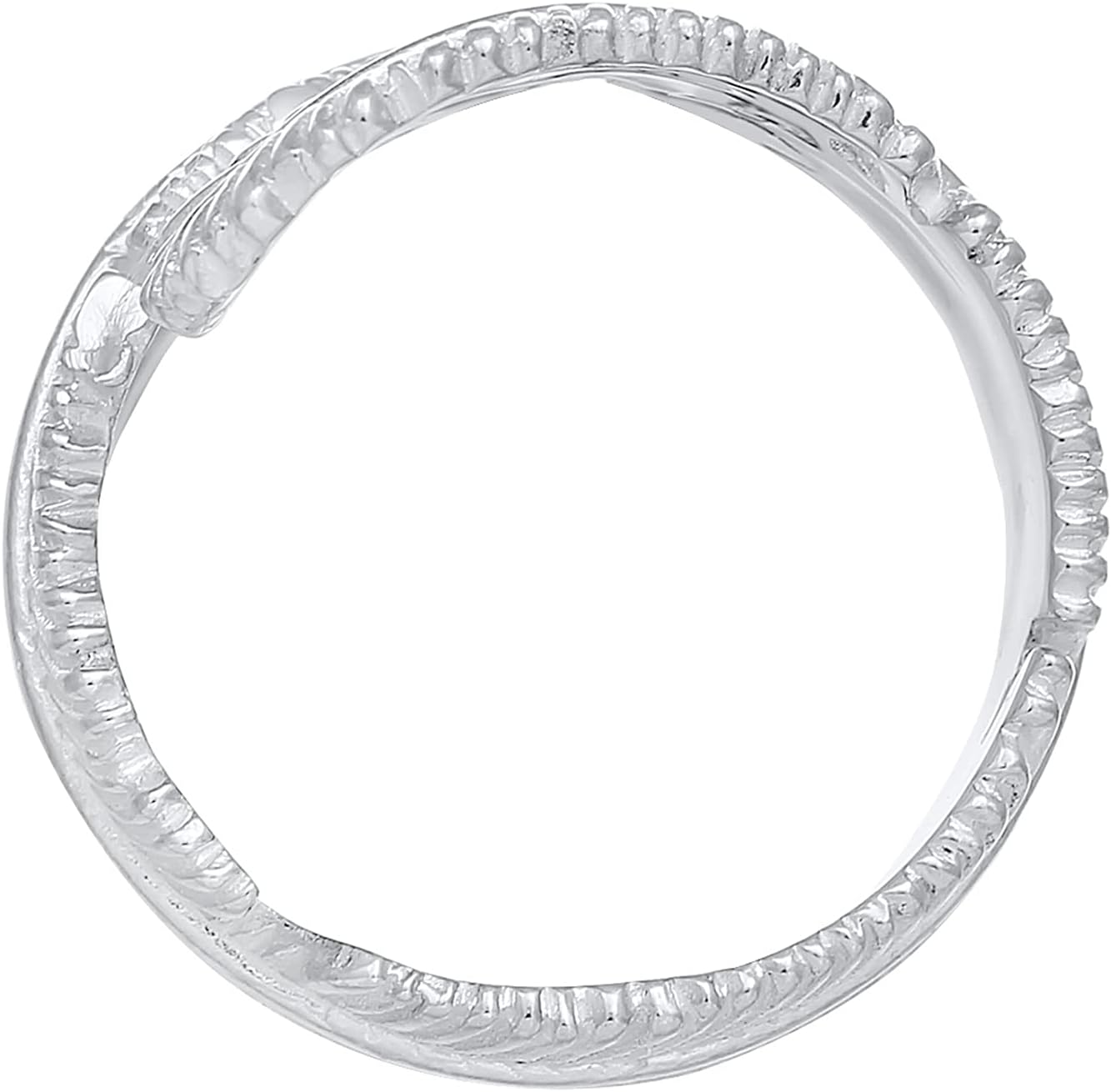 Detalle de Elli Anillo Plata 925 Mujer Motivo Plumas