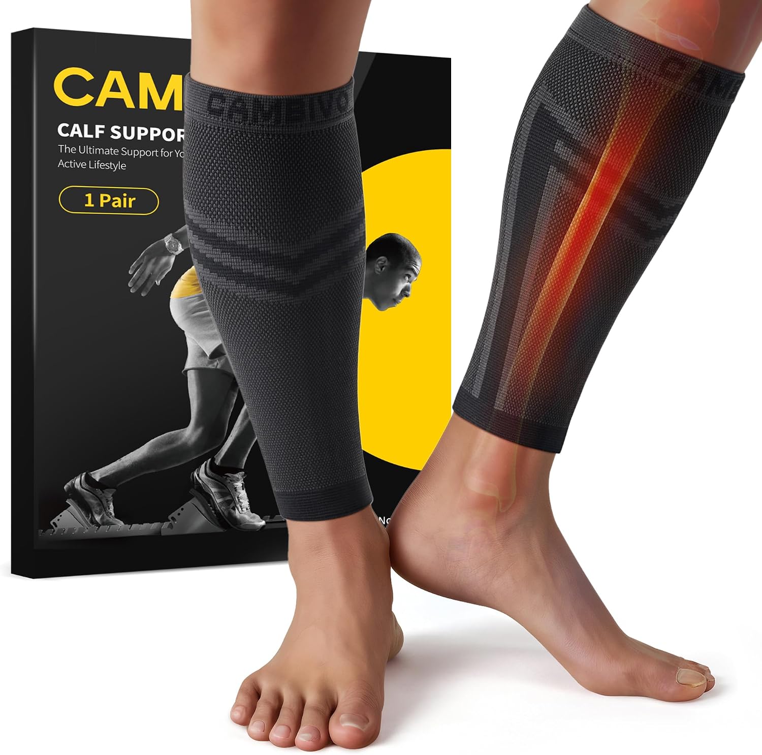 Detalle de CAMBIVO Polpaccera Compressione x2 per sport e circolazione