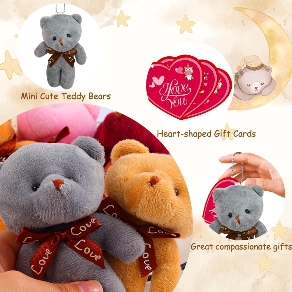 Thumbnail 3 de LUKBERA 28 Pack Valentine Cards with Teddy 🧸