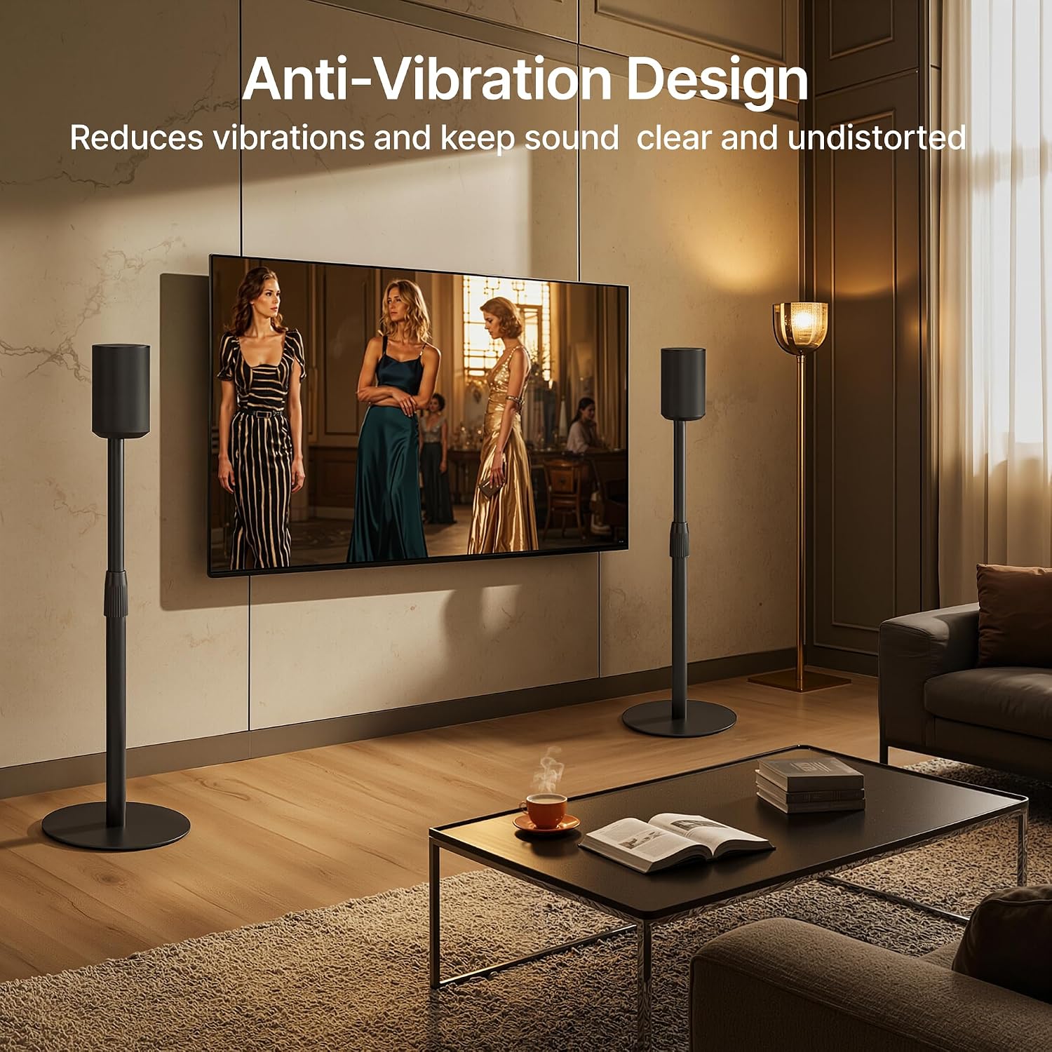 Detalle 2 de PEGZONE Speaker Stands 42.6"