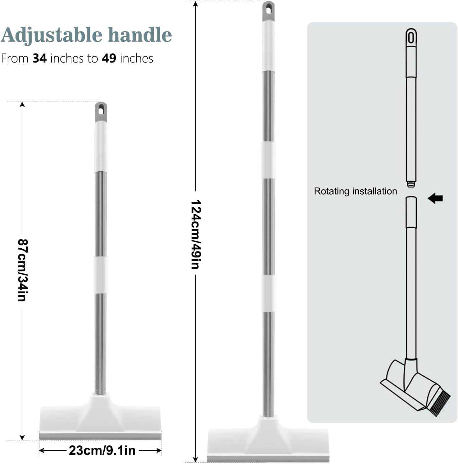 Detalle 2 de Newthinking Floor Scrubbing Brush with Long Handle