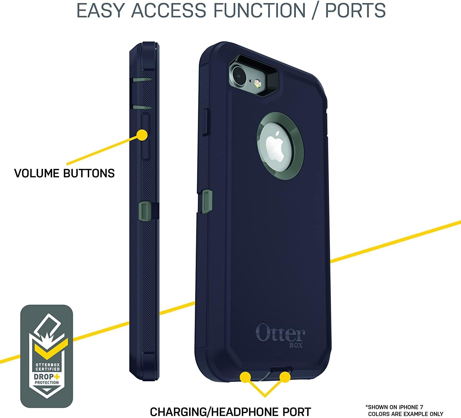 Thumbnail 3 de OtterBox Defender pour iPhone 7/8/SE 2e gen/SE 3e gen – coque ultra-robuste avec protection multicouches