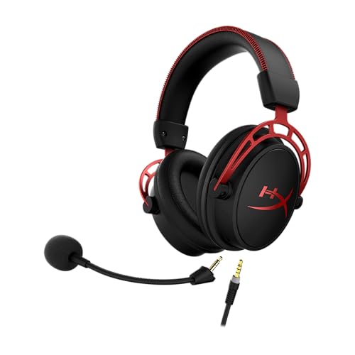 Thumbnail 3 de HyperX Cloud Alpha Gaming Headset (Red) with Dual Chamber Drivers and Aluminum Frame