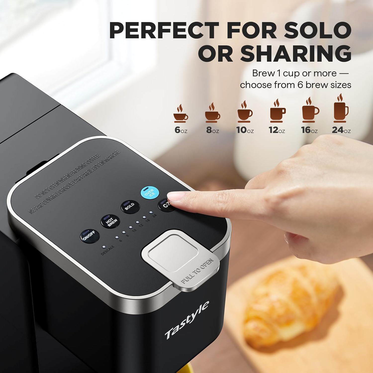 Thumbnail 4 de Tastyle Single Serve Coffee Maker 40oz