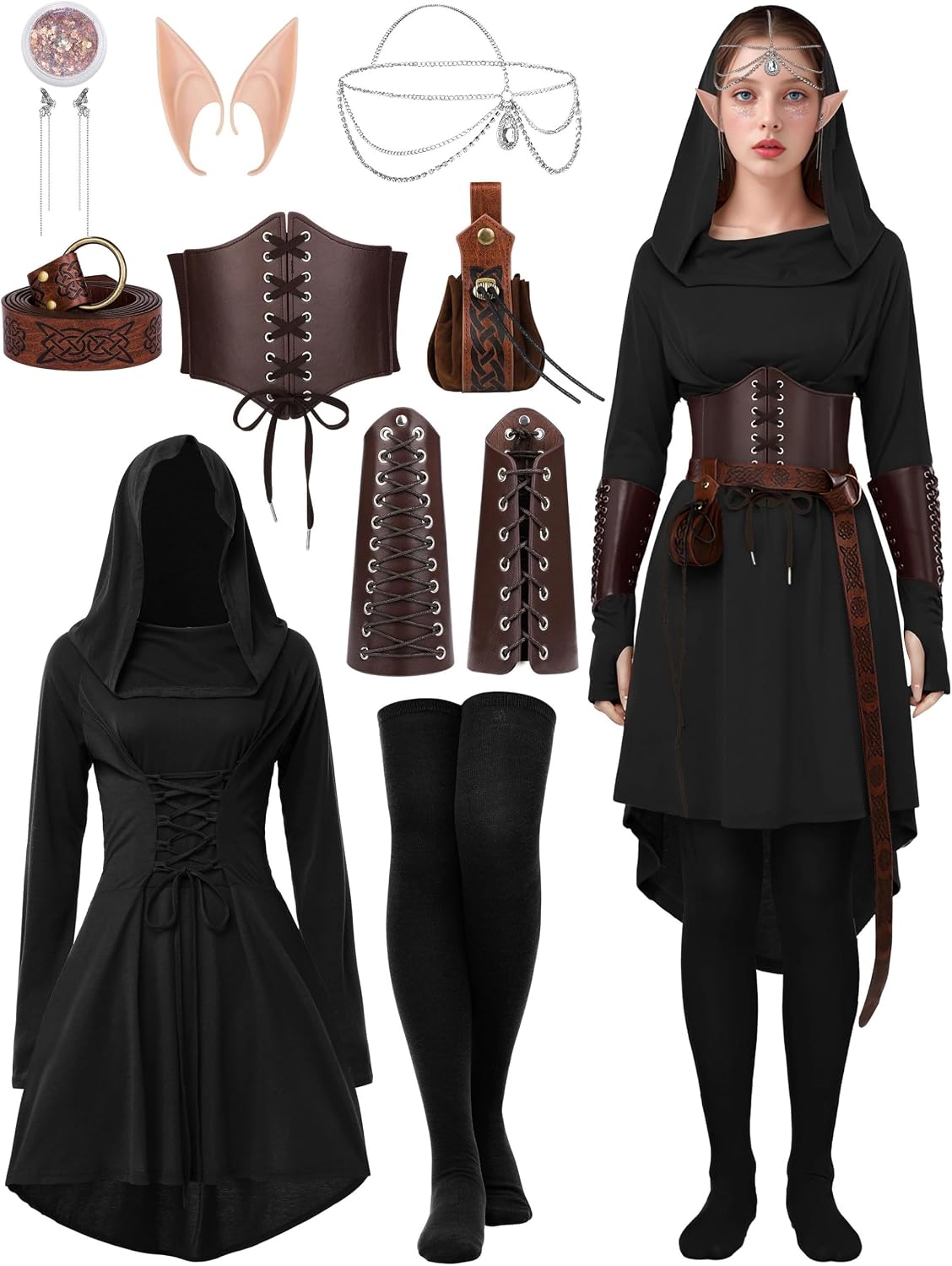 Detalle de Renaissance Costume Set, 10-Piece