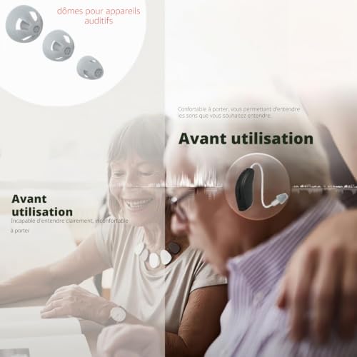 Thumbnail 6 de Resound Lot de 30 dômes ouverts en silicone pour appareils auditifs GN Resound – compatibles Libero/Nexia/OPN S