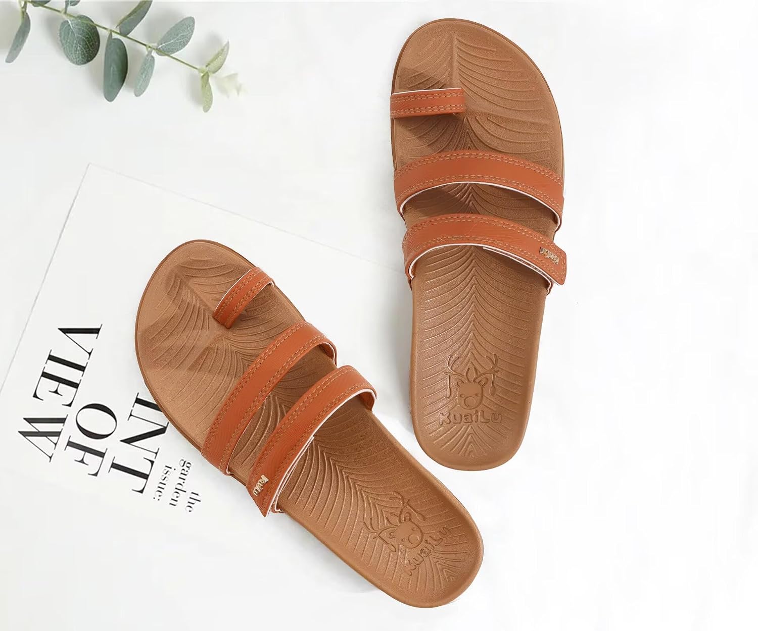 Thumbnail 6 de KuaiLu Women's Slides Sandals with Arch Support: Lightweight Orthotic Comfort for Everyday Wear