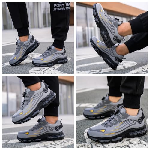 Thumbnail 1 de Gugifcto Chaussures de Sécurité - 42 EU, Basket Respirante et Lourde Embout Acier Grey