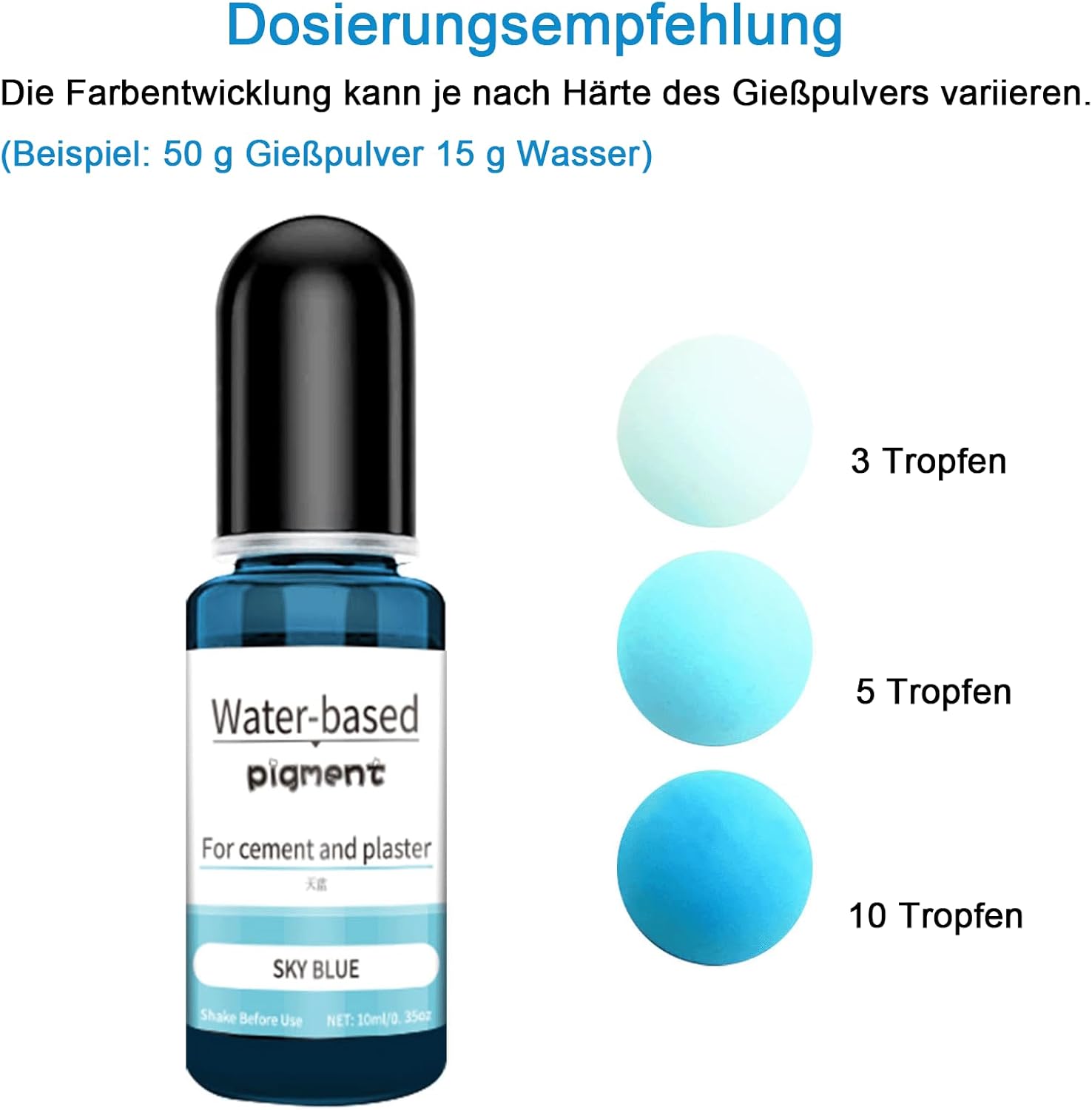Detalle de Altaroo 20 Farbpigmente 10 ml für Gießpulver