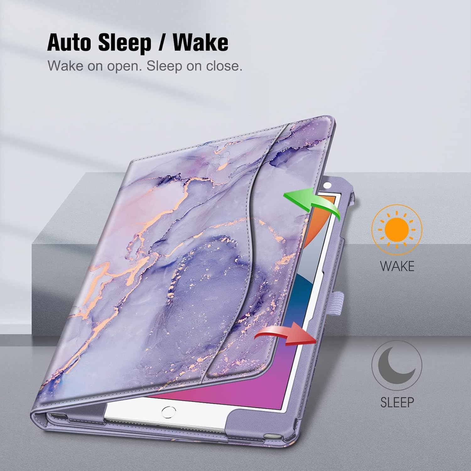 Detalle de FINTIE iPad case 10.2 inch corner protection