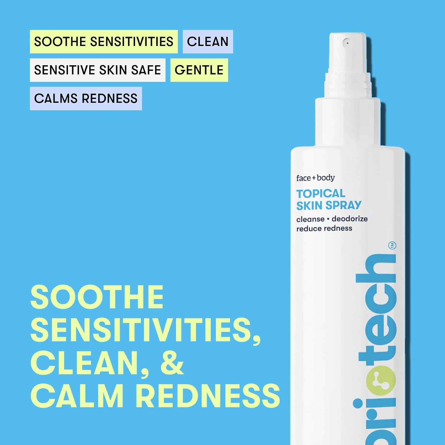 Detalle 2 de BRIOTECH Hypochlorous Acid HOCl Skin Spray (Topical Aerosol) for Sensitive Skin