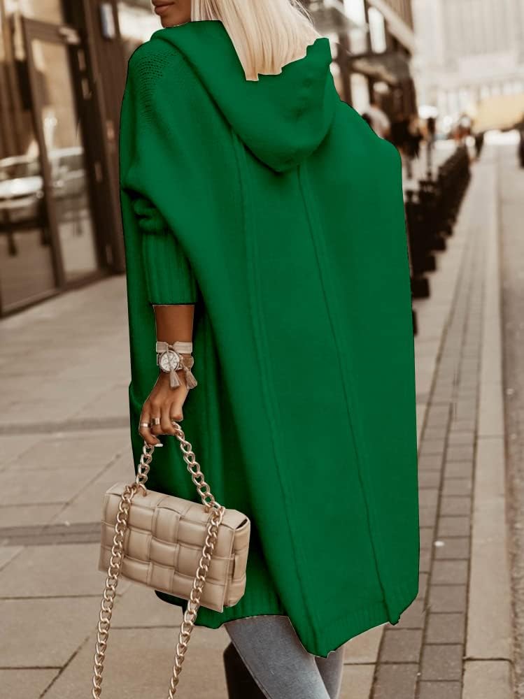 Thumbnail 2 de Aoysky Womens Long Cardigan Hooded Oversized 1️⃣