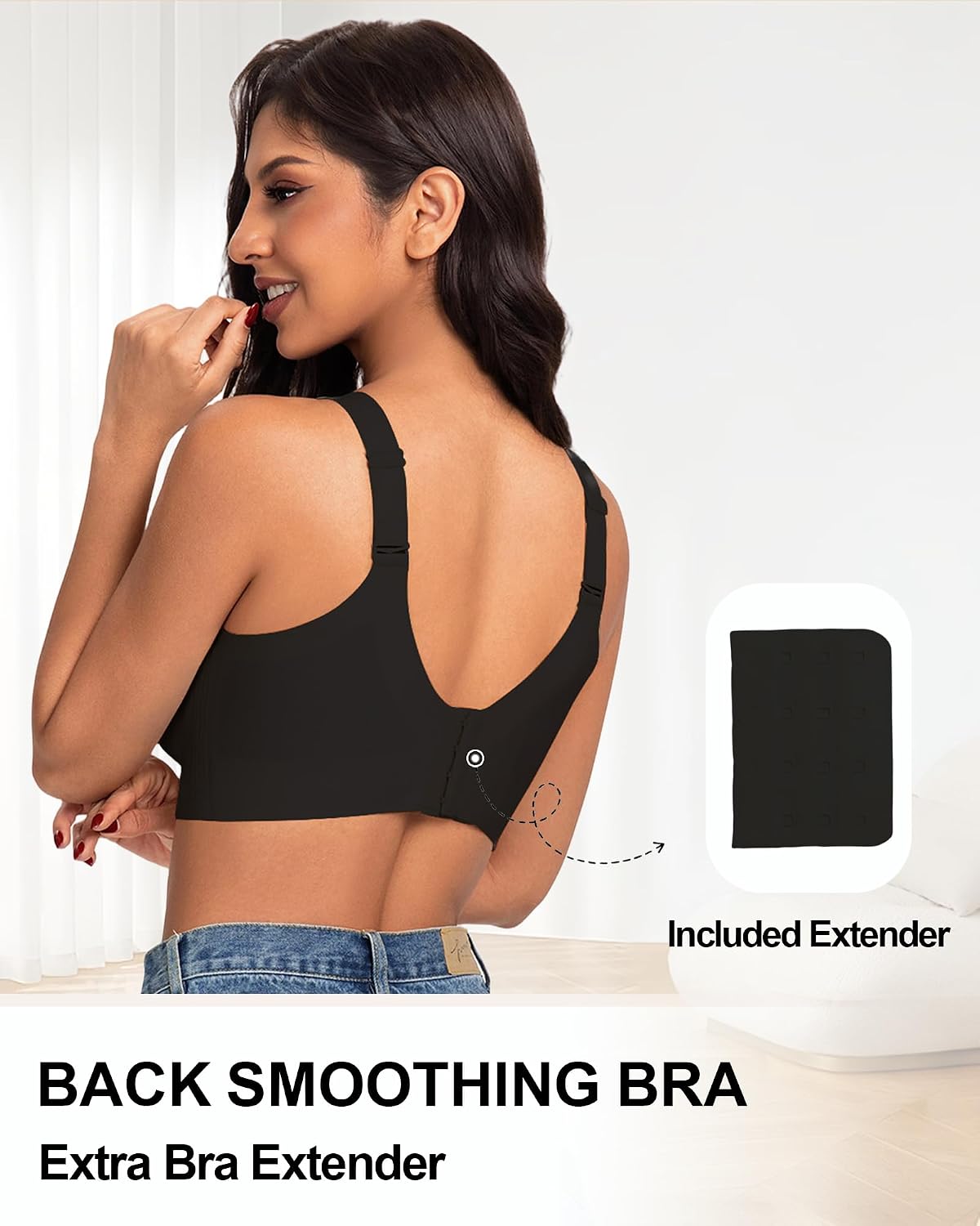 Detalle 2 de HOWIN Jelly Bras for Women: Non-Wired Seamless Gel Push Up in Plus Size