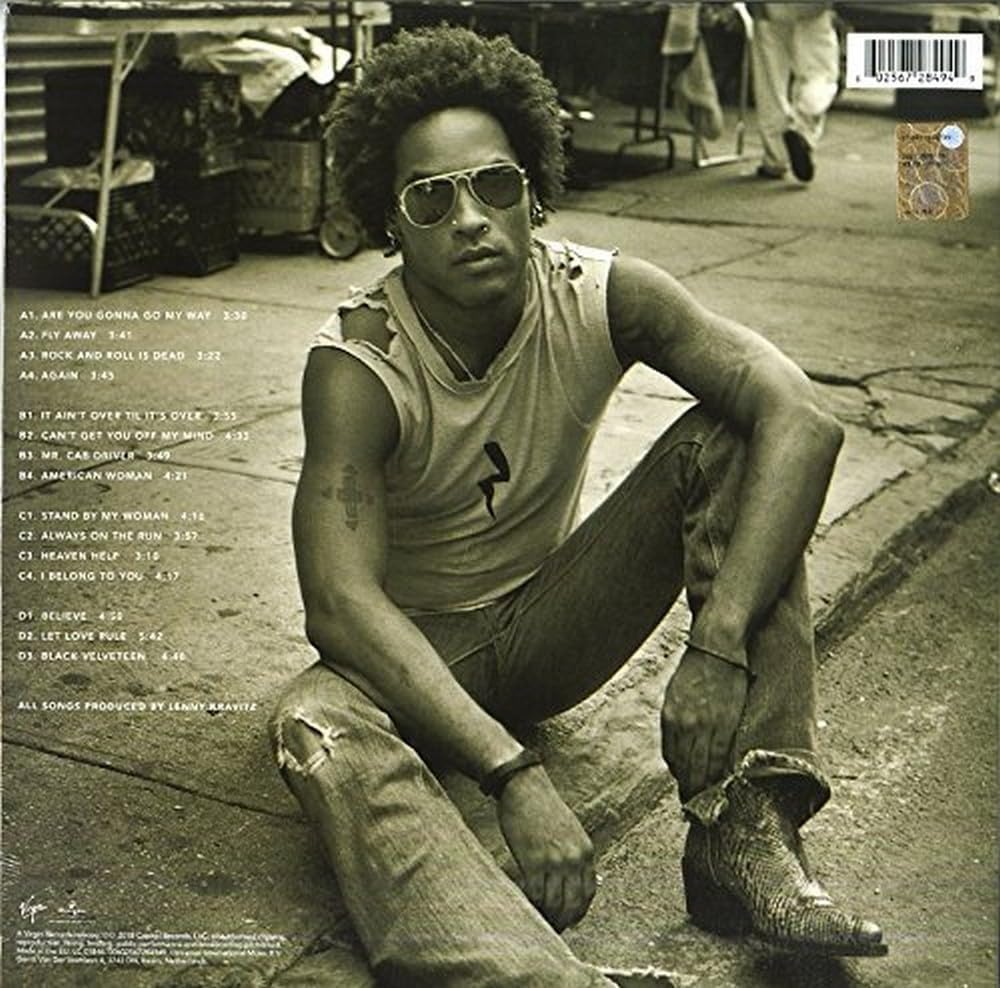 Detalle 2 de Capitol Music Group B0027902-01 – Greatest Hits van Lenny Kravitz op vinyl, 180 gram