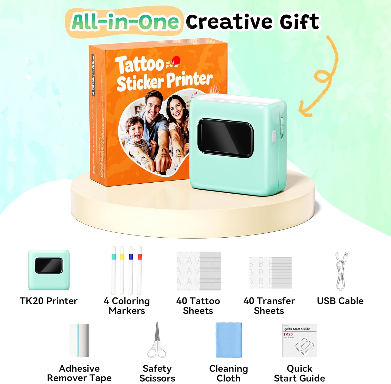 Thumbnail 6 de TATTMUSE Imprimante à Tatouage pour Enfants