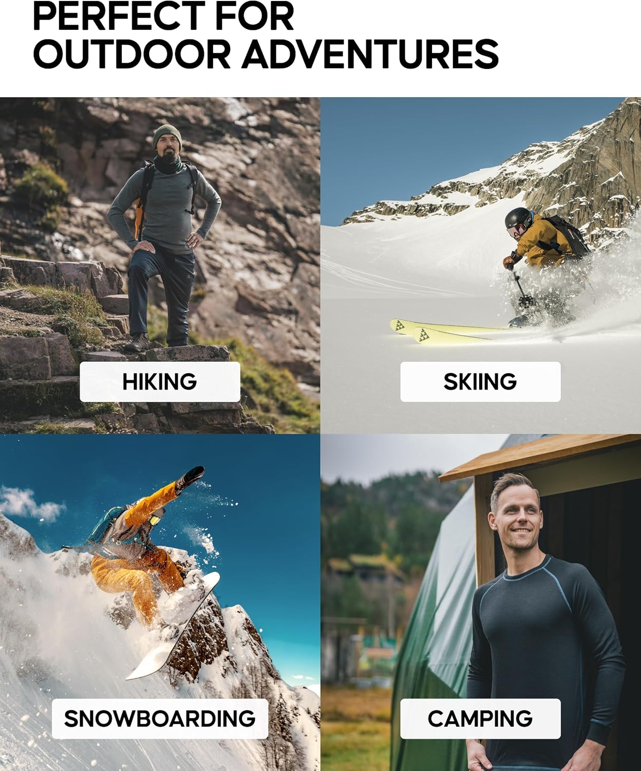 Thumbnail 3 de DANISH ENDURANCE Merino Thermals for Men