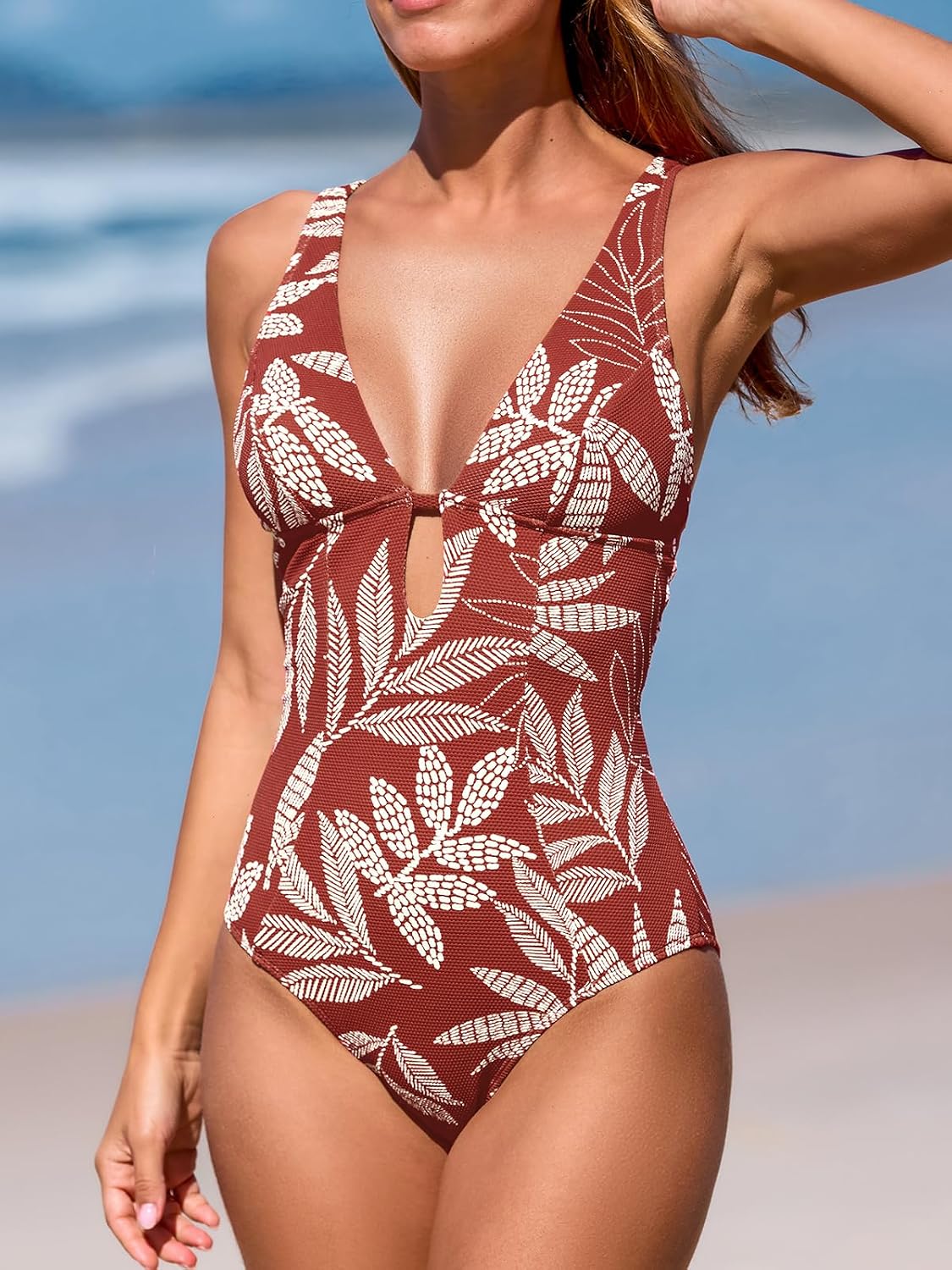 Thumbnail 4 de CUPSHE Maillot de bain une pièce V profond