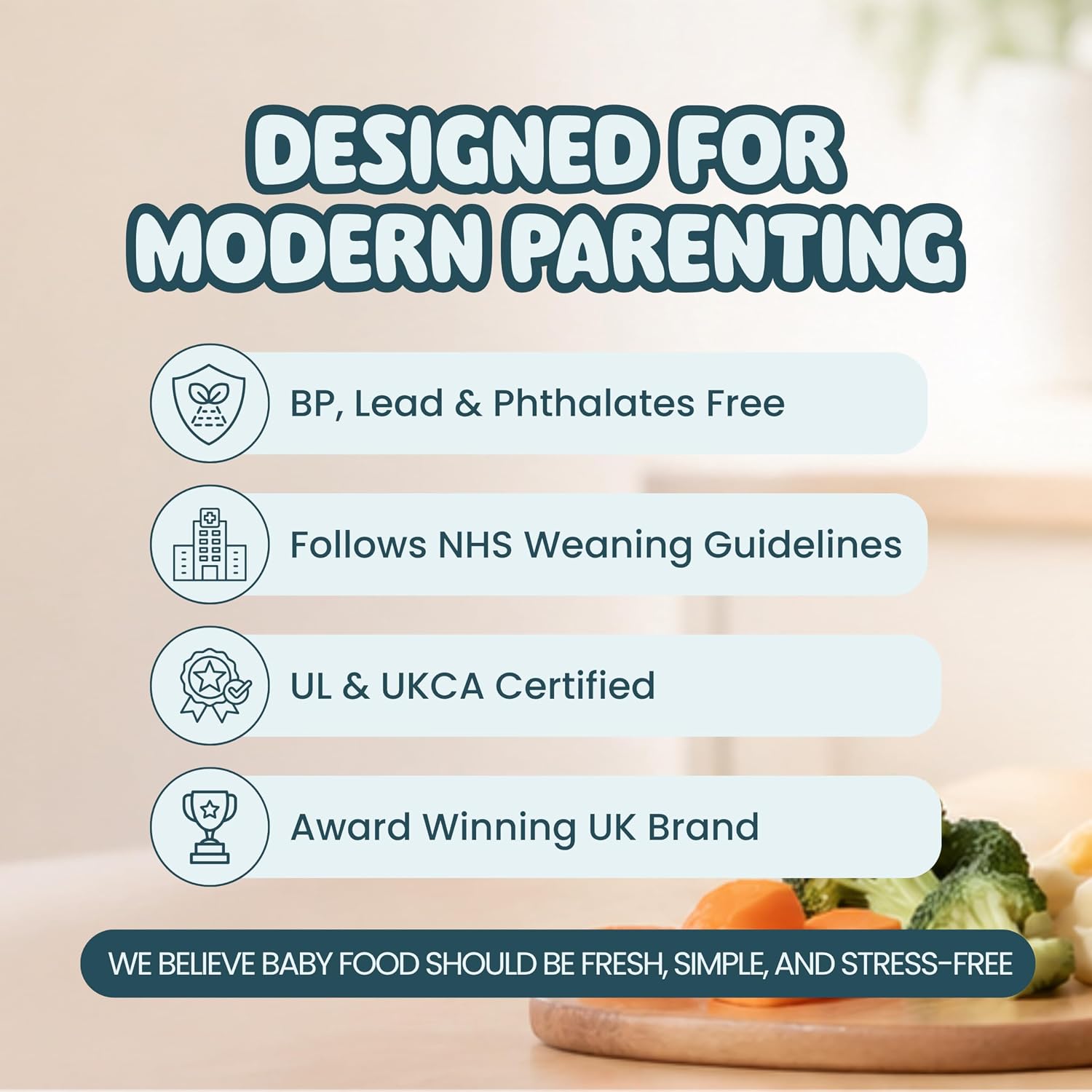 Thumbnail 6 de BooBoo Baby PuréePro V1 5-in-1 Baby Food Maker & Steamer Blender – a compact all-in-one for busy families
