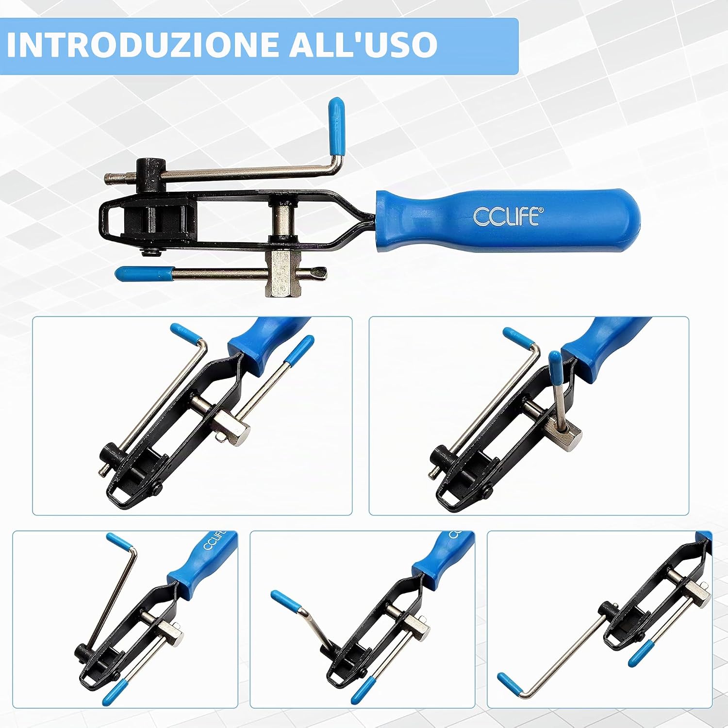 Thumbnail 4 de CCLIFE 2 Pezzi Pinze per manicotti asse Giunto Boot con tagliastriscia integrato