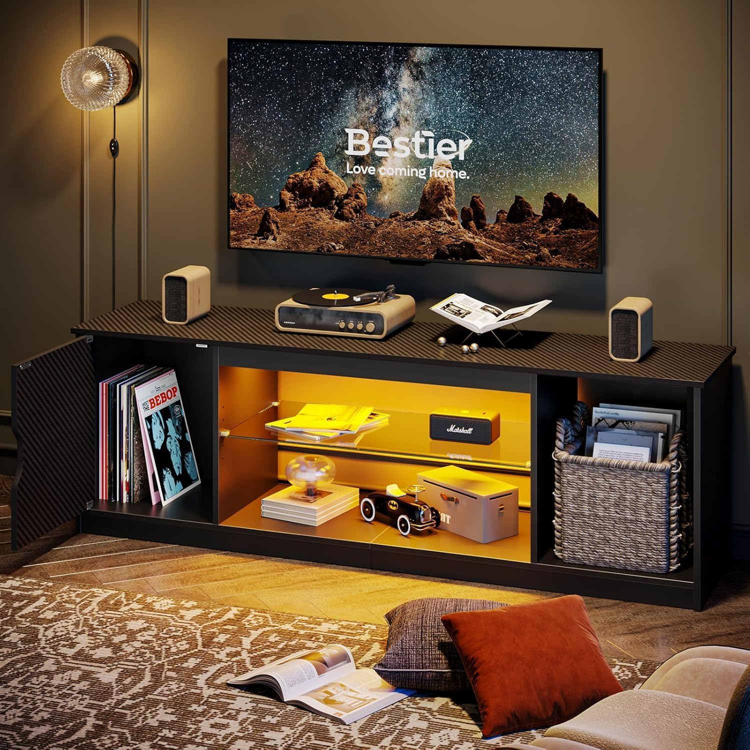 Thumbnail 3 de Bestier 145 CM LED TV Stand
