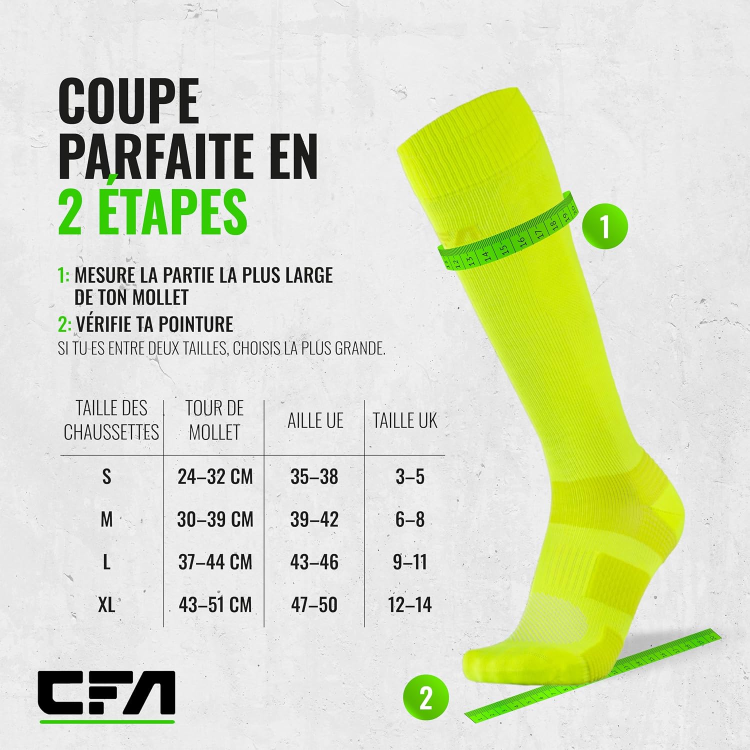 Thumbnail 6 de COMPRESSION FOR ATHLETES V1 chaussettes 16–21 mmHg