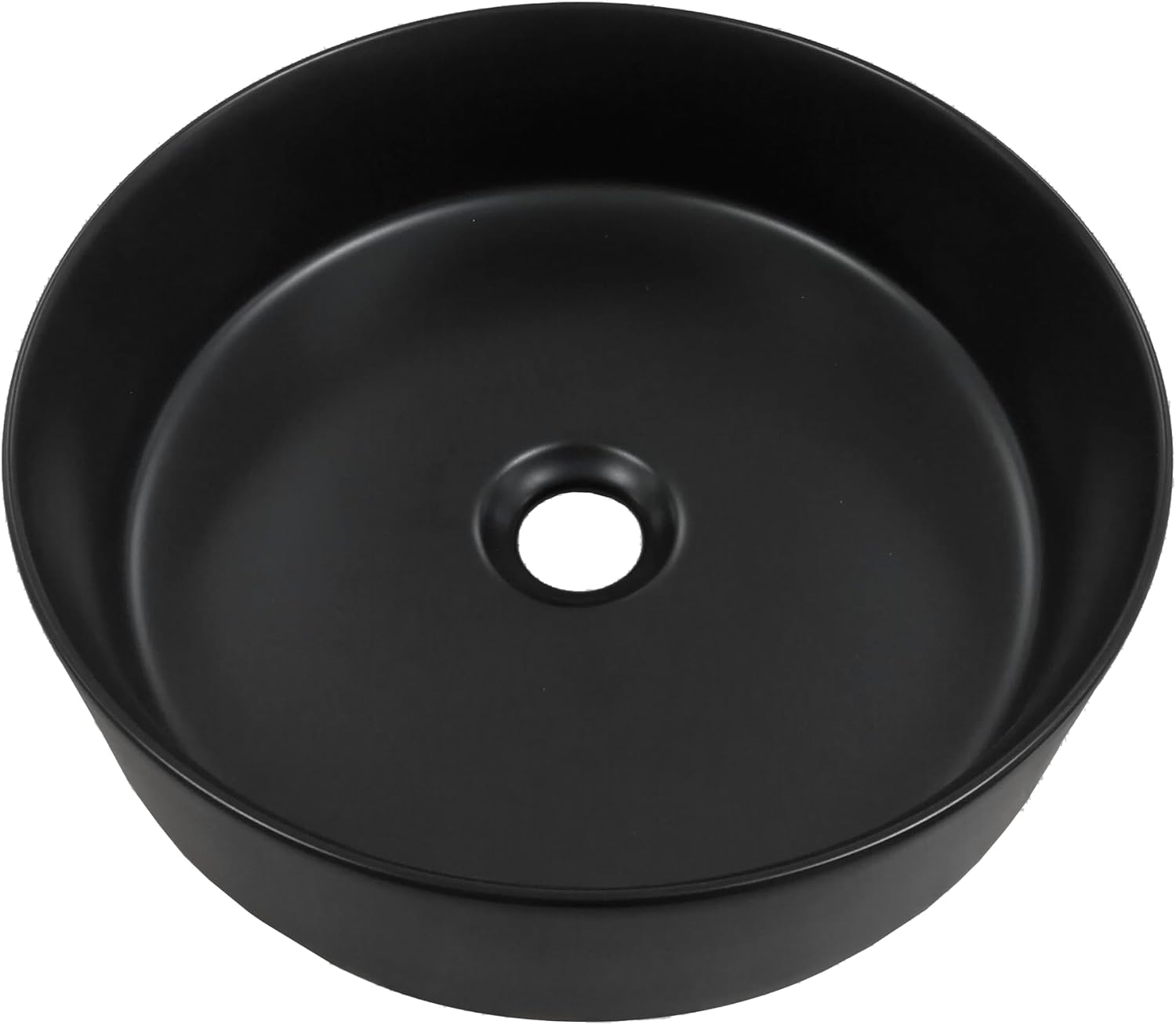 Imagen de Baikal Lavabo Cerámico Negro Mate 37 cm en OfertitasTOP