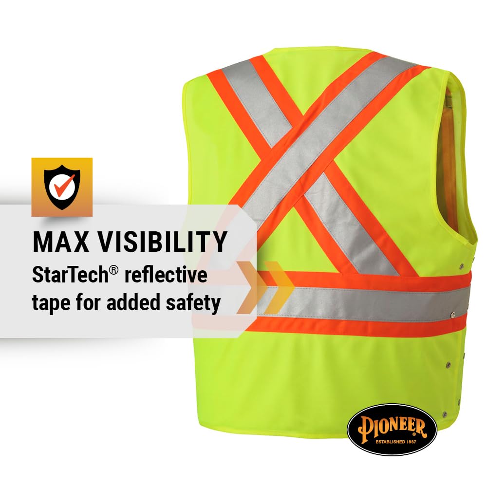 Thumbnail 3 de Pioneer safety vest, yellow