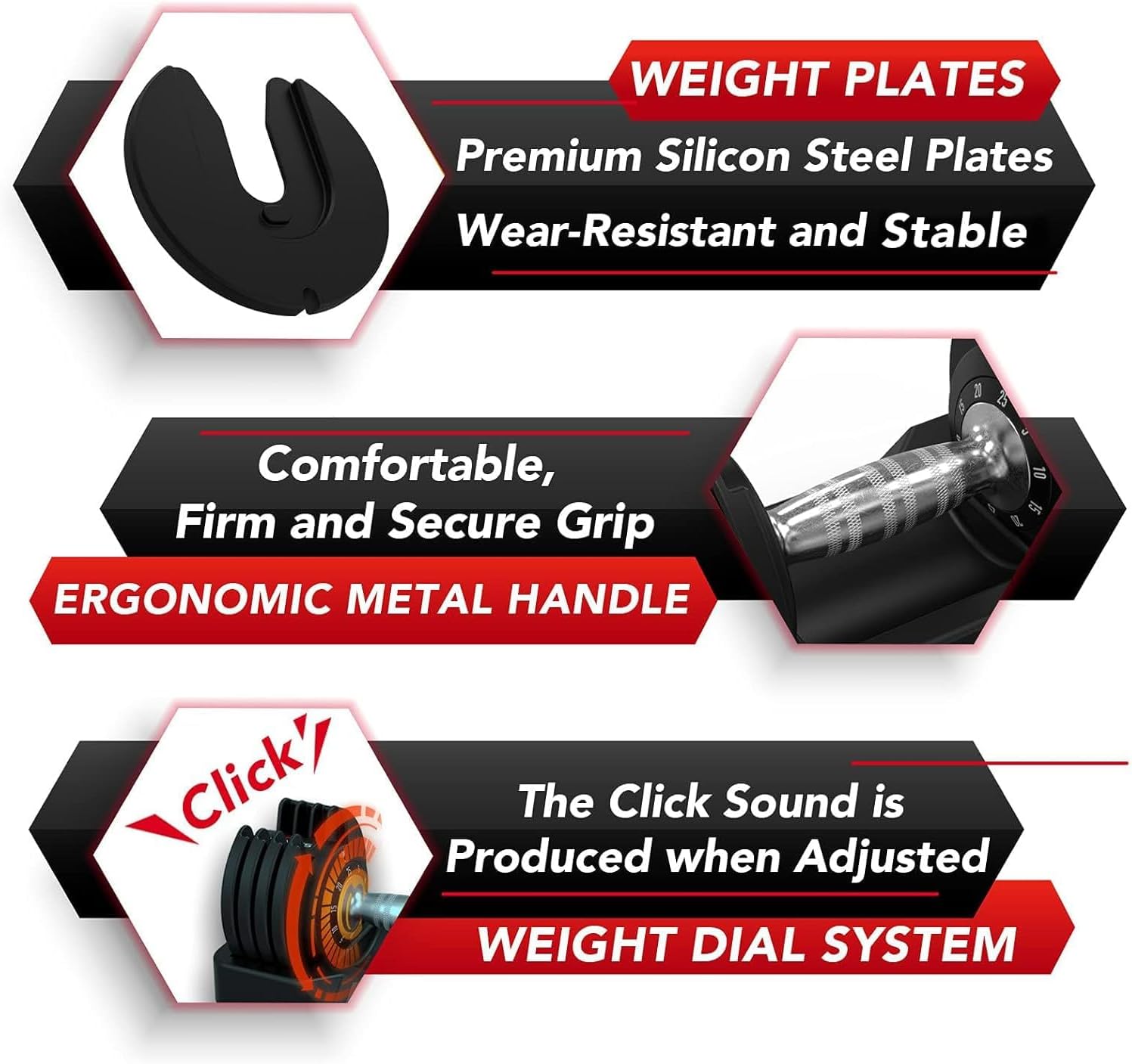Thumbnail 6 de Keppi Adjustable Dumbbells 25–60 lb 🏋