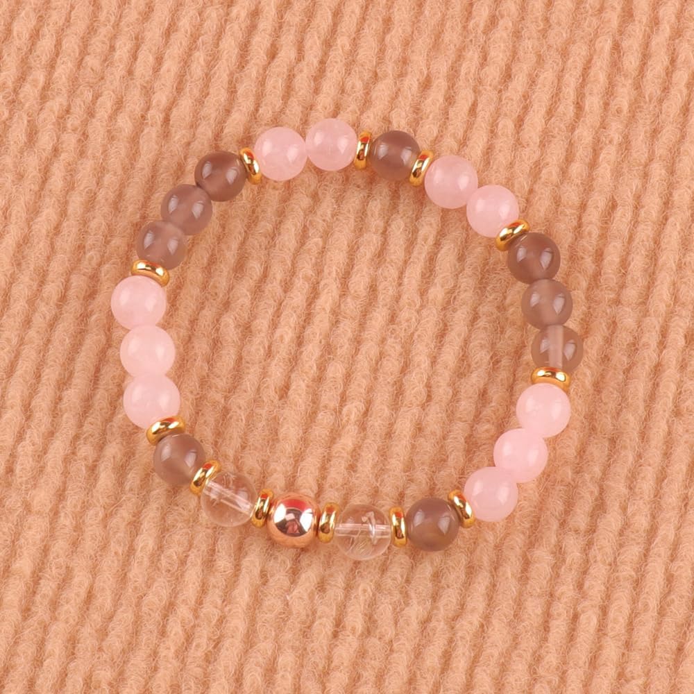 Detalle 2 de UEUC Heilstein-Perlenarmband für Frauen 18,5 cm