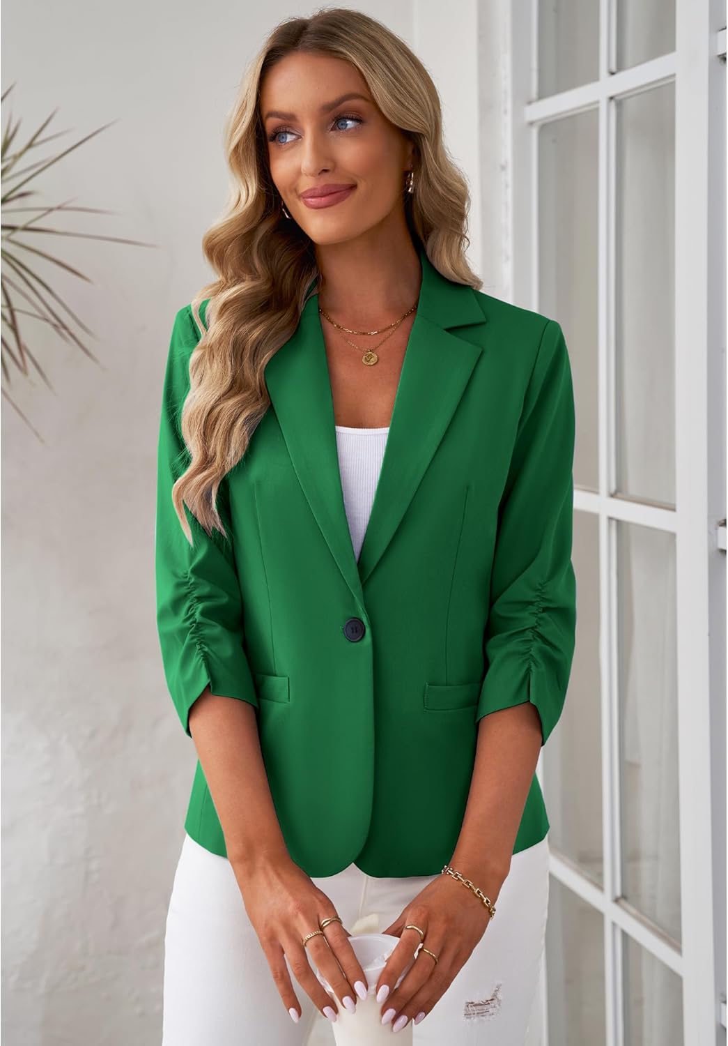 Thumbnail 4 de LookbookStore Blazer Jacket Women Casual