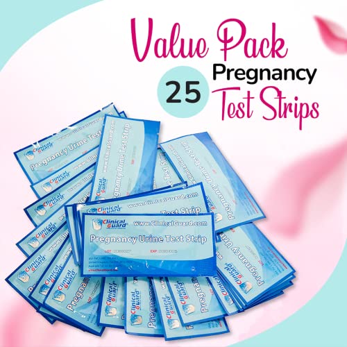 Thumbnail 6 de Clinical Guard Pregnancy Tests Strips — 25 Count, Sensitive & Fast HCG Test Strips for Home Use