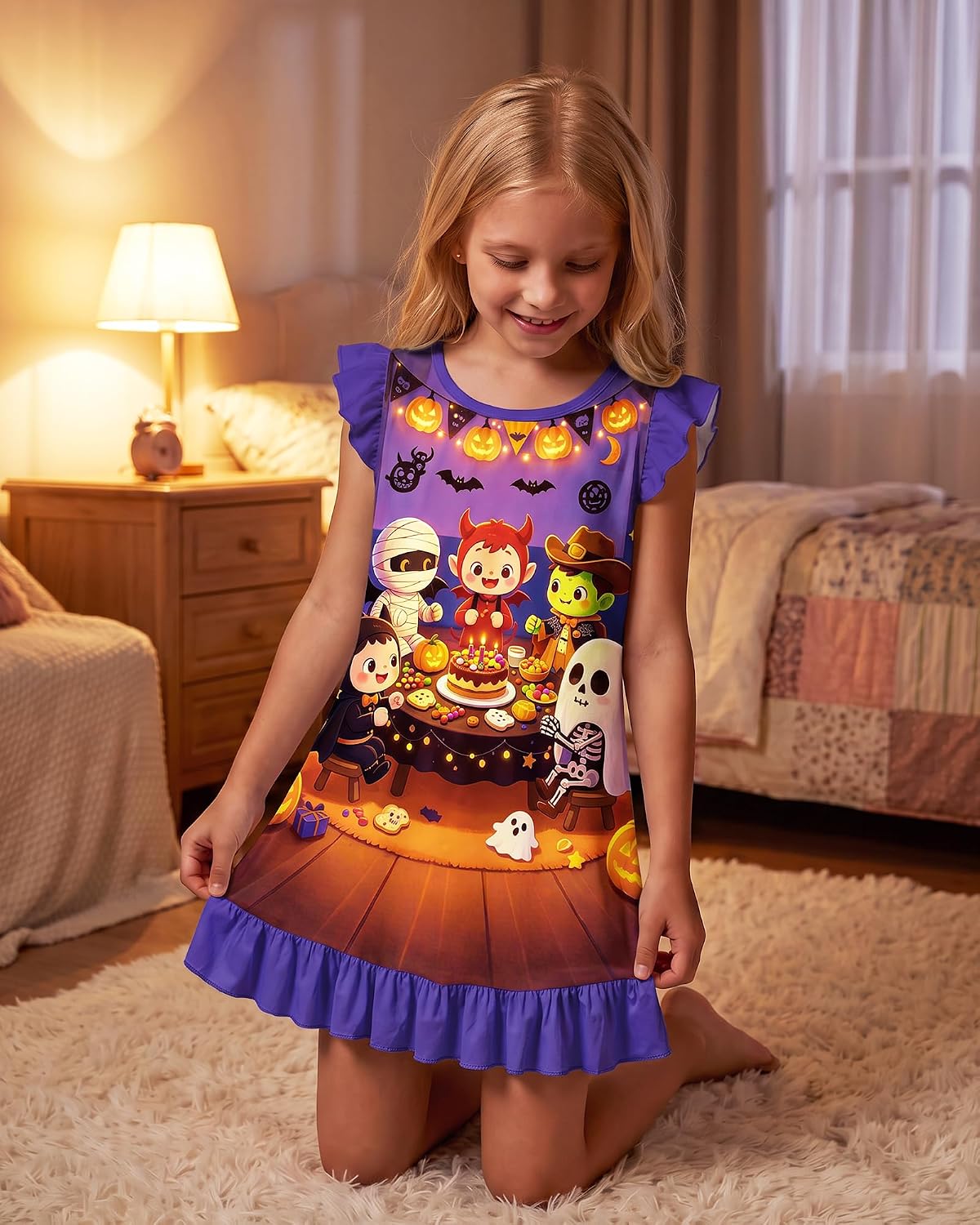 Detalle 2 de LQSZ Girls' Nightgown, 3–10Y