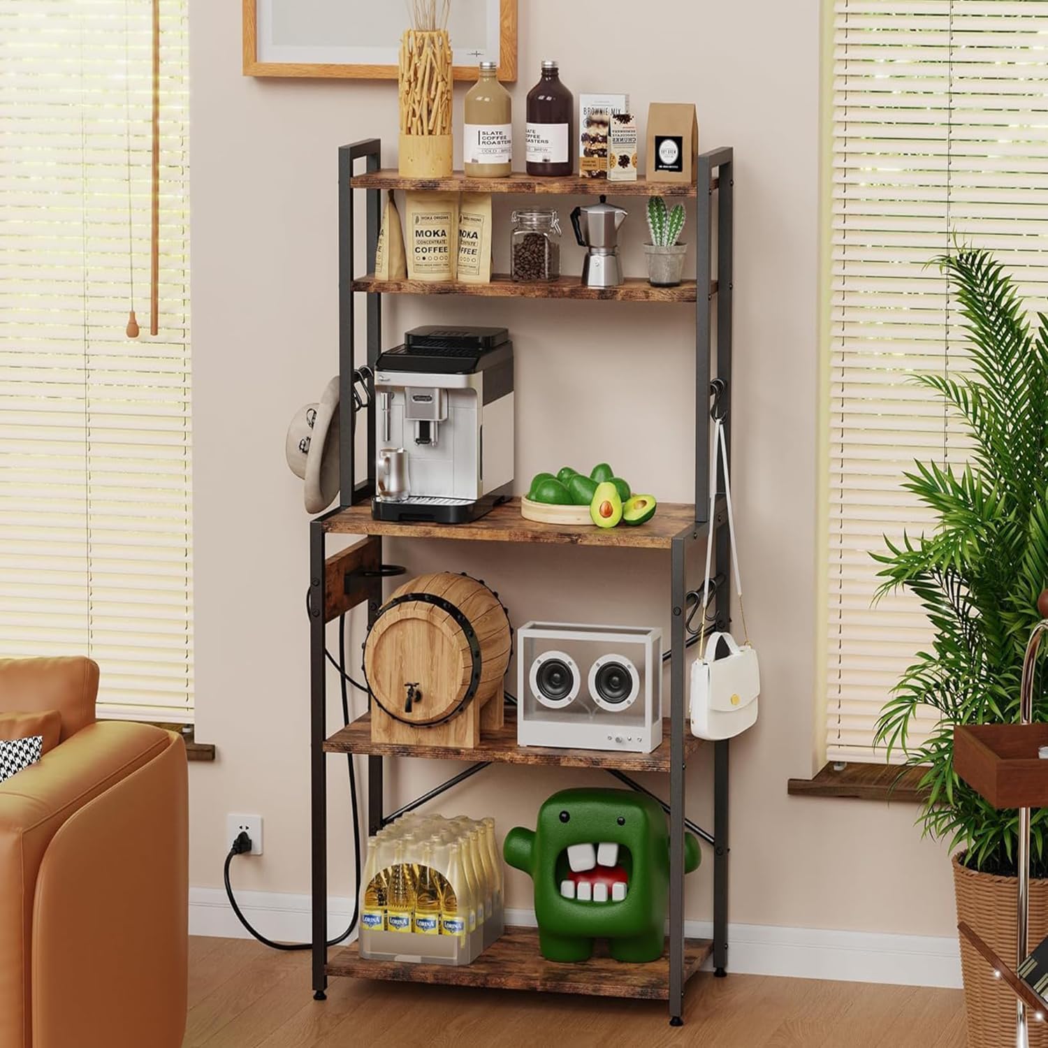 Detalle 2 de Cheersstar Kitchen Storage Rack, 5-Tier