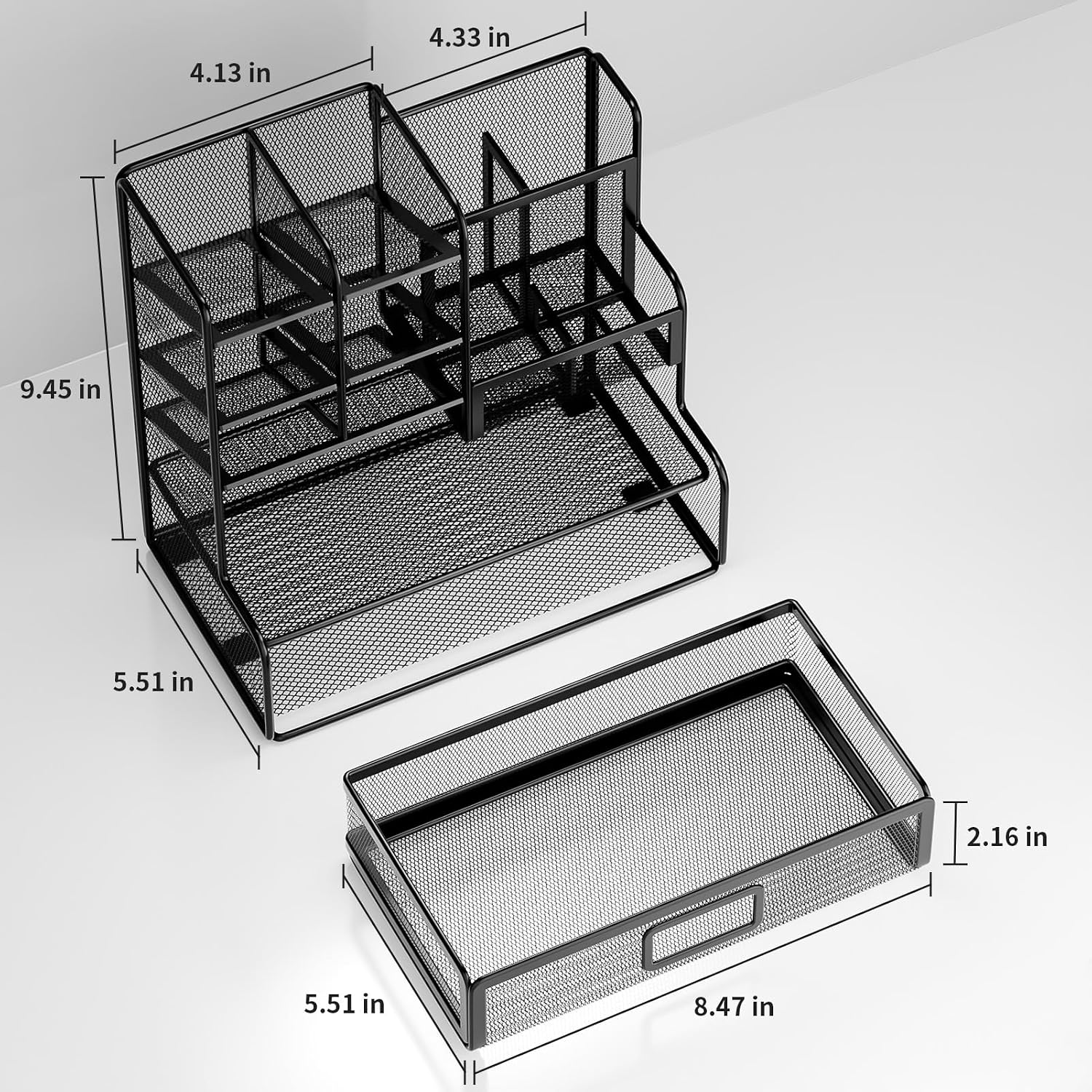 Thumbnail 5 de Restorgan Netz Schreibtisch Organizer 12 Fächer
