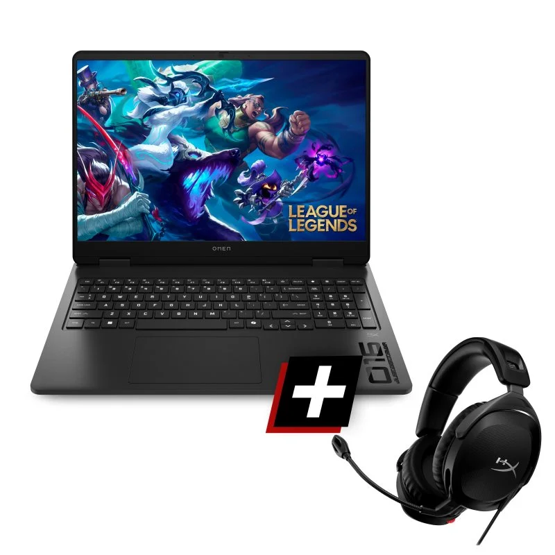 Detalle de HP OMEN 16 Slim 16-an0066ns: portátil gaming compacto con RTX 5060 y 1 TB SSD