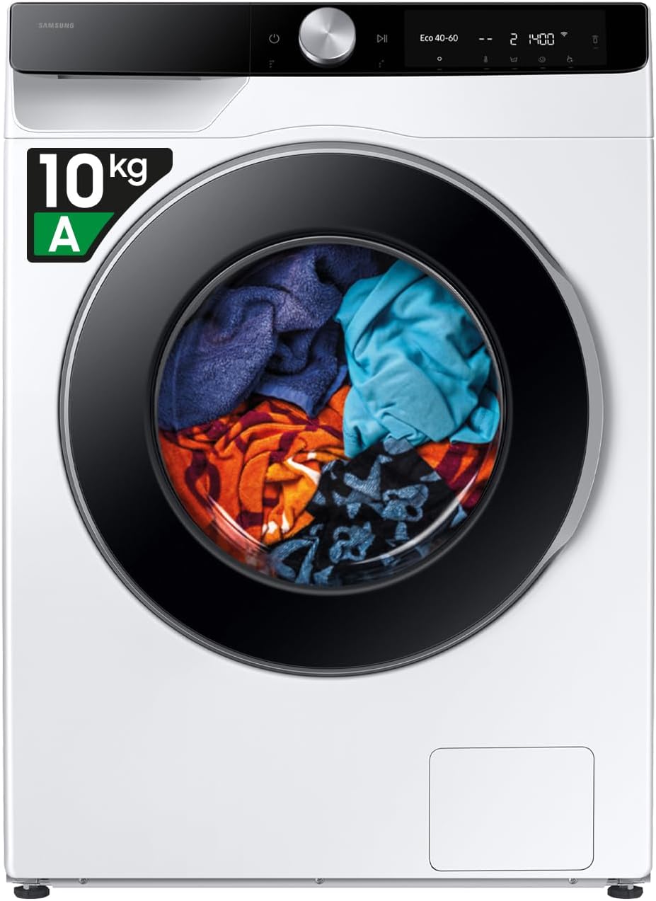 Detalle de Samsung Lavatrice AI Control WW10FG6U34LK/U3: 10 kg, AI Energy Mode e EcoBubble, lavaggio a vapore e connessa Wi-Fi