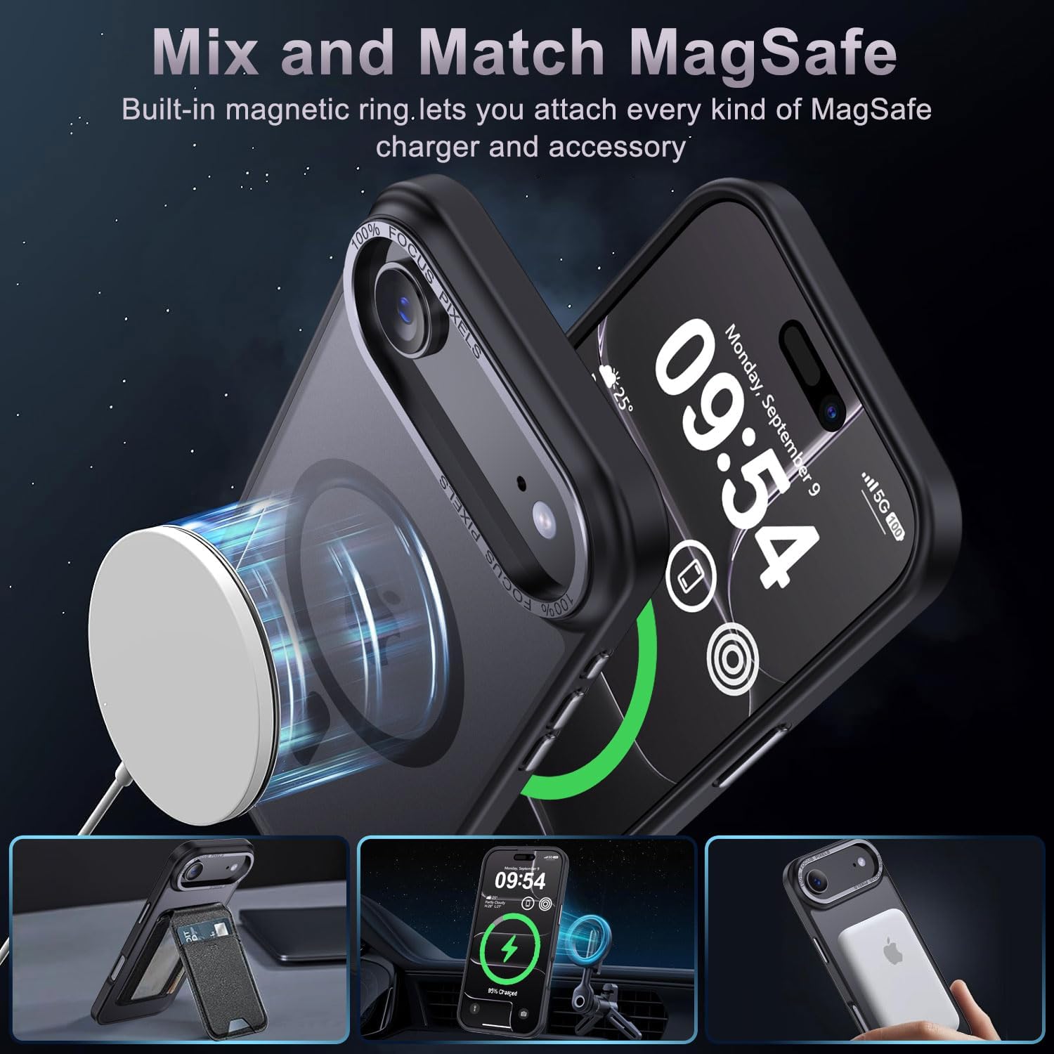 Thumbnail 1 de Newfuture iPhone 13/14 MagSafe Case, Slim 13