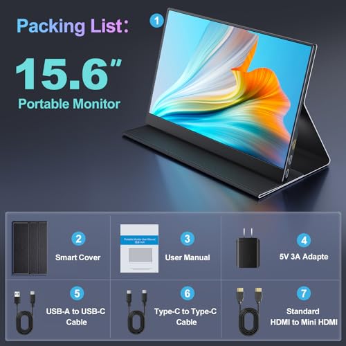 Thumbnail 7 de COOLHOOD Monitor Portátil 15.6" FHD IPS USB-C/Mini HDMI