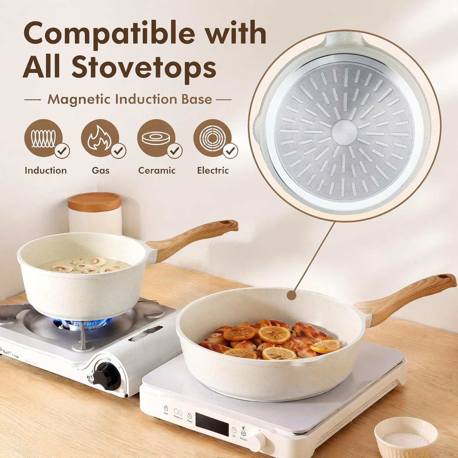 Thumbnail 3 de SENSARTE Ceramic Cookware Set 13-Piece