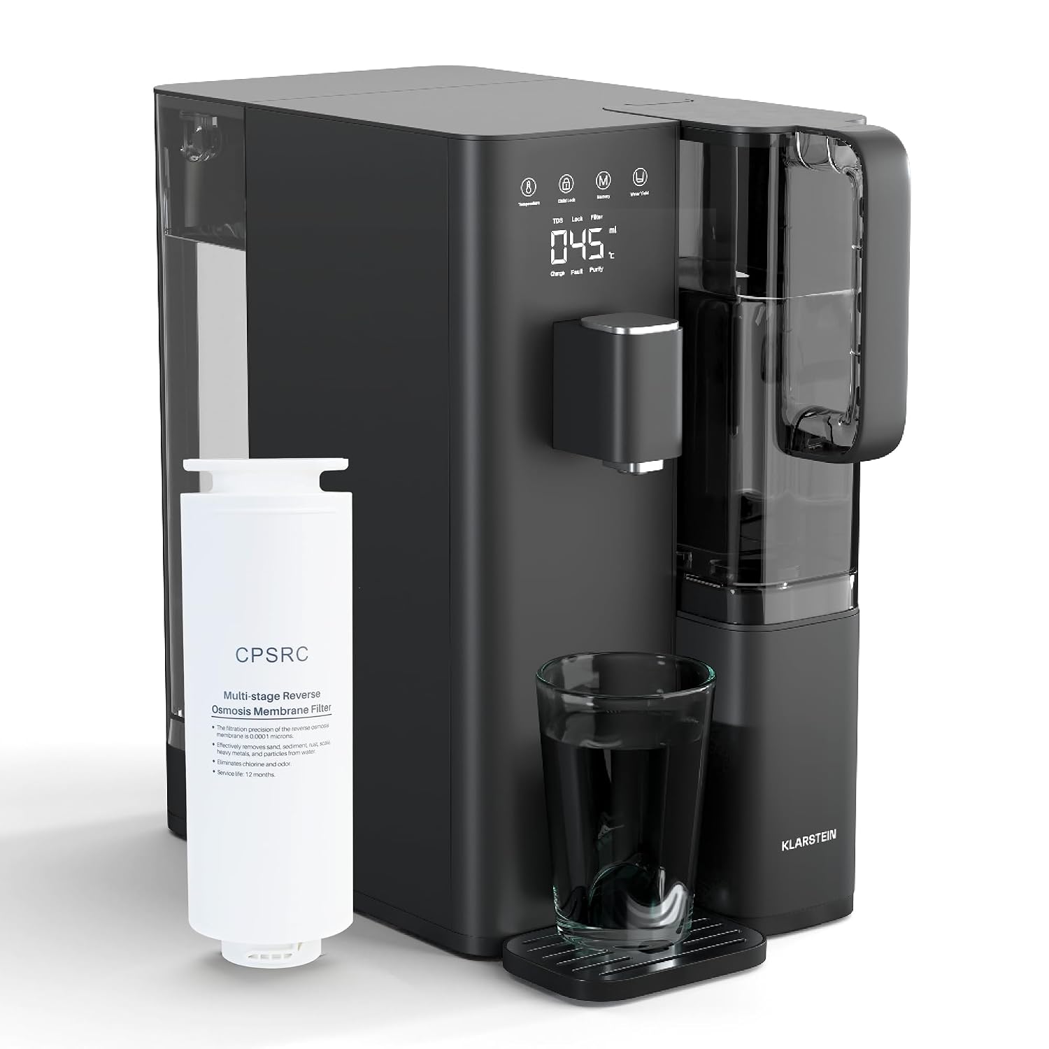 Detalle de Klarstein VitalPour Reverse Osmosis Water Filter, 5-Stage Filtration