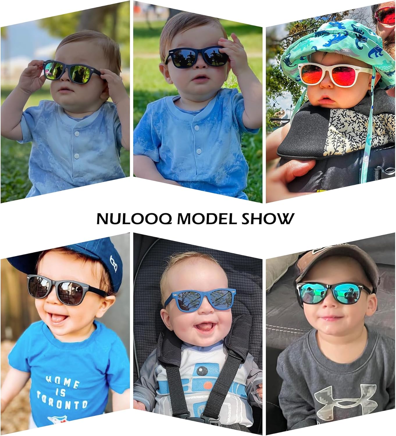 Thumbnail 1 de Polarized Baby Sunglasses with Strap — Unbreakable, Flexible Infants Shades for 0–24 Months