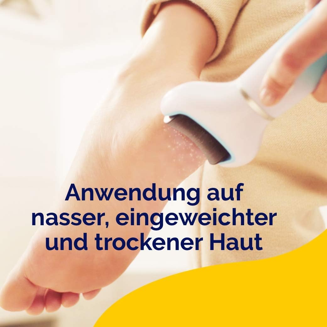 Detalle de Scholl Expert Care Wet & Dry Ersatzrollen Stark – Nachfüller für elektrische Hornhautentferner (2 Rollen) mit Meeresmineralien