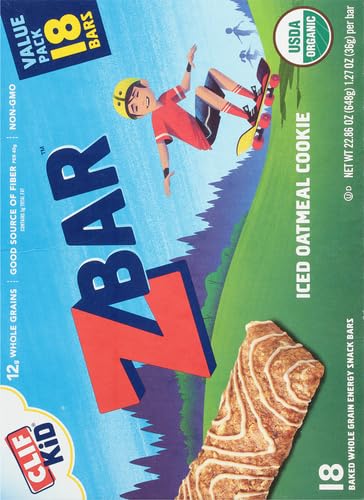 Detalle 2 de CLIF Boyeb Organic Iced Oatmeal Cookie Soft-Baked Snack, 18 oz
