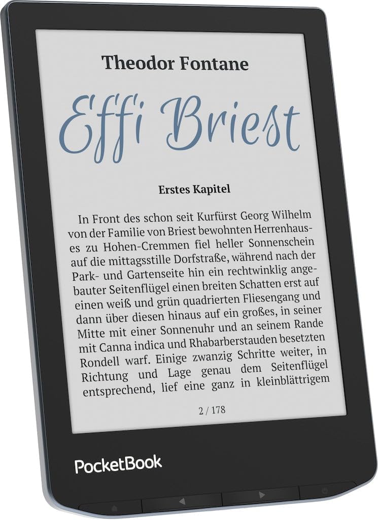 Detalle 1 de PocketBook Verse Pro Color PB634K3-1-WW, czytnik 6″ E Ink Kaleido 3, SmartLight, IPX8