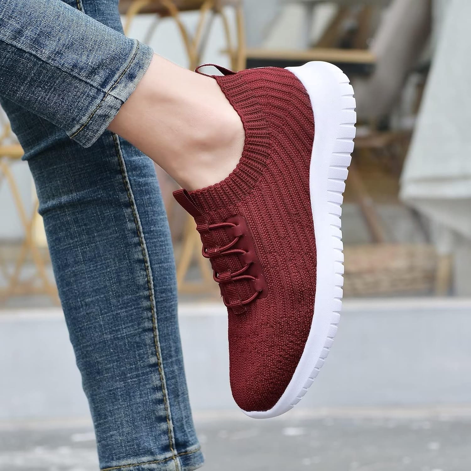Thumbnail 5 de TIOSEBON Womens Trainers: Lightweight, Breathable Mesh Walking Shoes