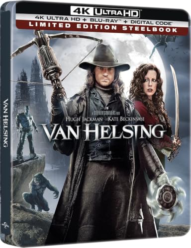 Detalle 2 de Van Helsing: Limited Edition Steelbook (4K Ultra HD + Blu-ray + Digital)