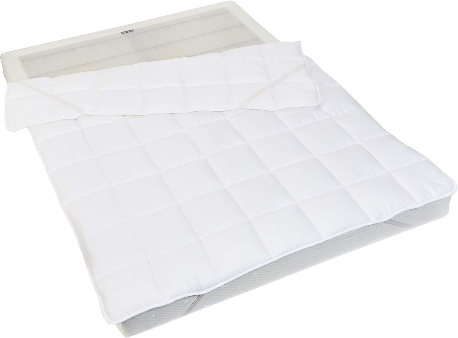 Thumbnail 3 de Amazon Basics Matratzenschutzauflage Mikrofasern 160 x 200 cm, Weiß