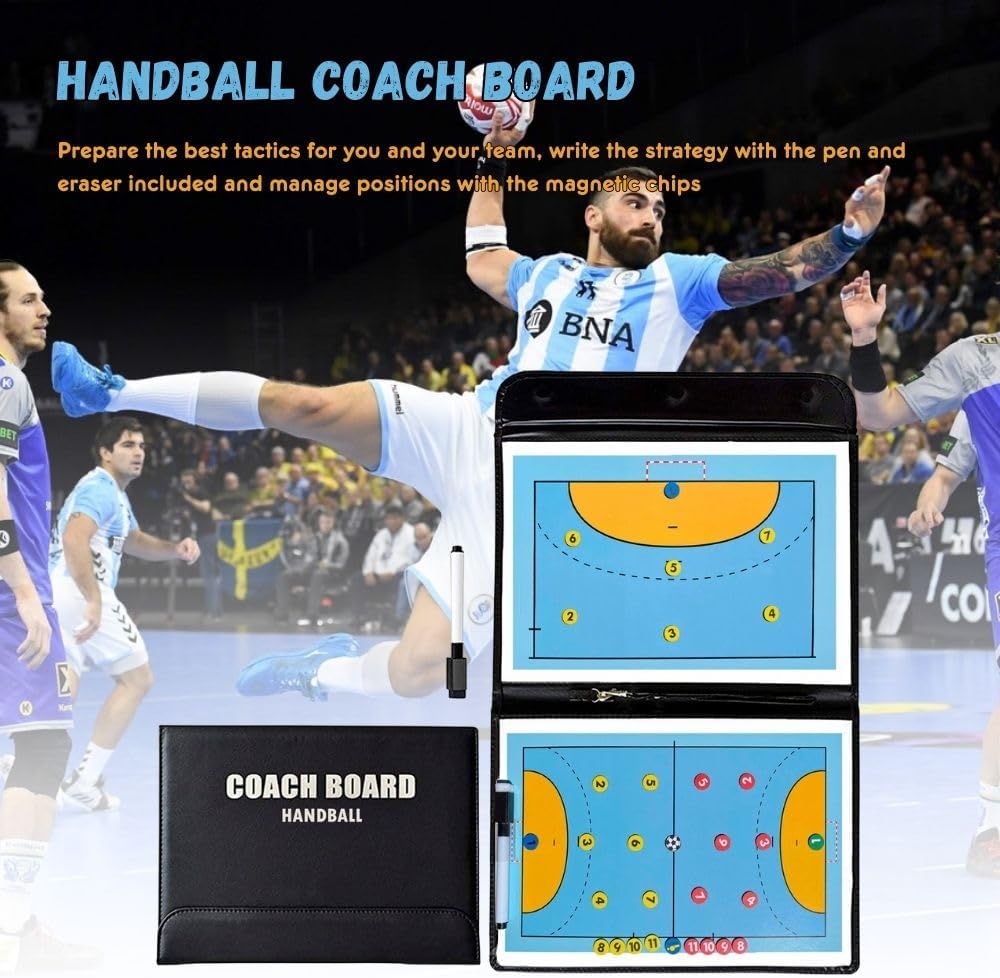Detalle 2 de CREADY tactisch handbalbord 53 x 31 cm met magneten