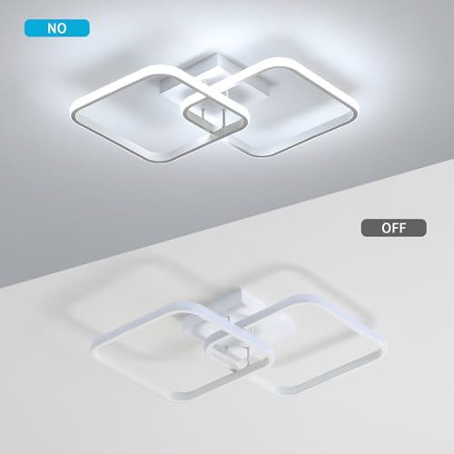 Thumbnail 4 de Comely LED Lámpara de Techo Cruz 64x39cm 42W Blanco