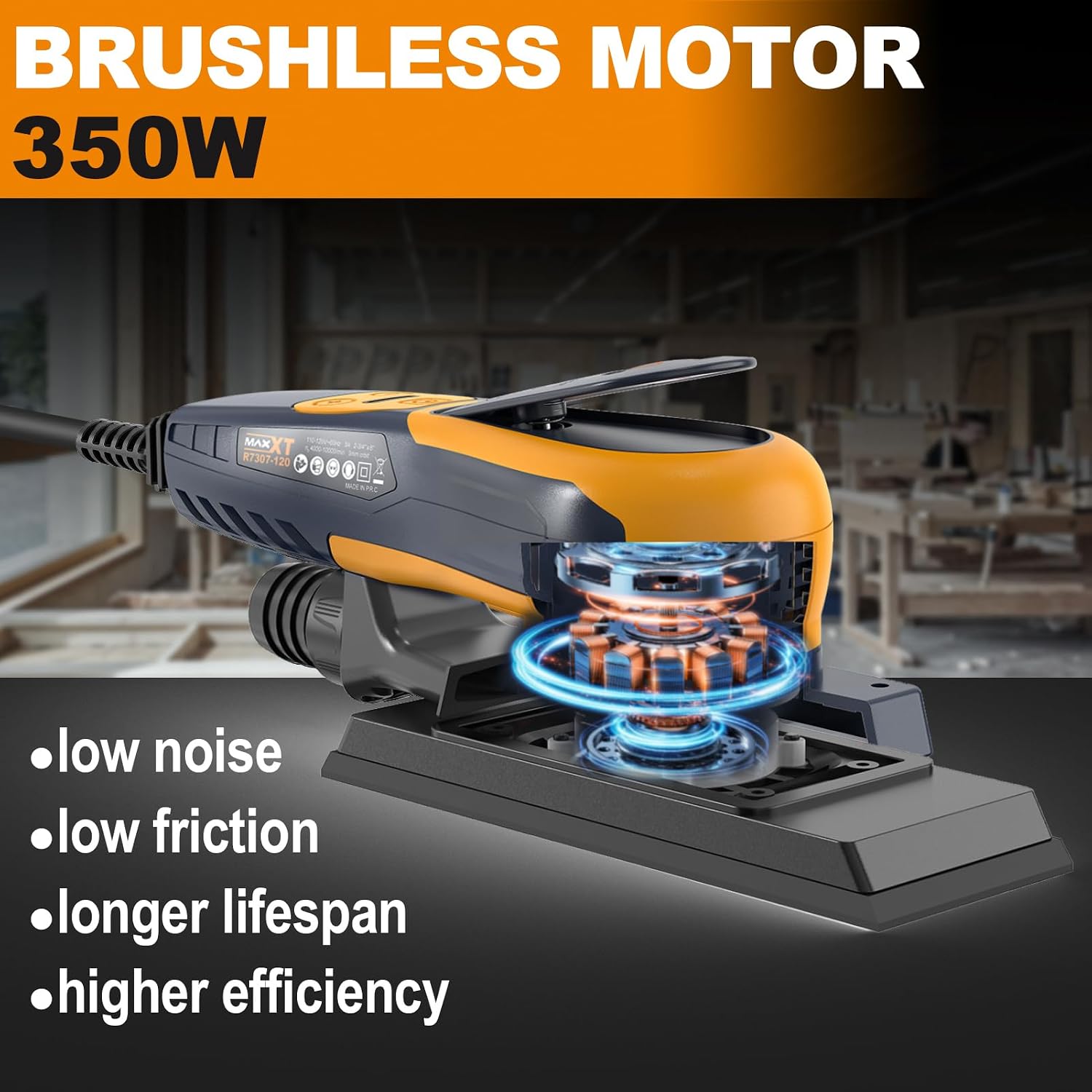 Detalle de MAXXT szlifierka mimośrodowa 350 W